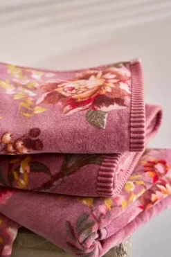 Pip Studio Handdoeken<Badhanddoek Secret Garden Mauve 55X100Cm Paars