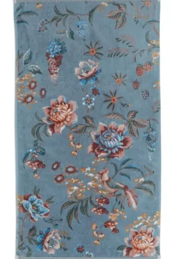 Pip Studio Handdoeken<Badhanddoek Secret Garden 55X100Cm Blauw