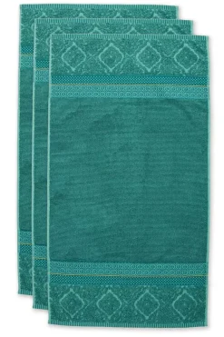 Pip Studio Handdoeken<Badhanddoek Set/3 Soft Zellige 55X100 Cm Groen