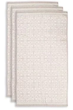 Pip Studio Handdoeken<Badhanddoek Set/3 Tile De Pip 55X100 Cm Khaki