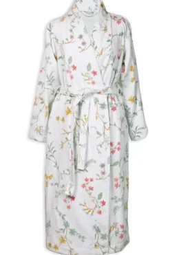 Pip Studio Badjassen<Badjas Les Fleurs Wit