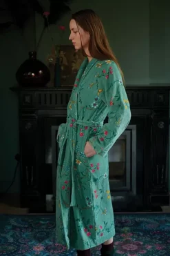 Pip Studio Badjassen<Badjas Les Fleurs Groen
