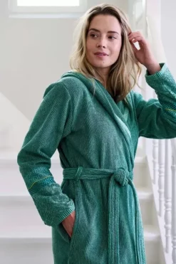 Pip Studio Badjassen<Badjas Soft Zellige Groen