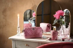 Pip Studio Zeeppompjes<Badkamer Accessoires Set/3 Kyoto Festival Donker Roze