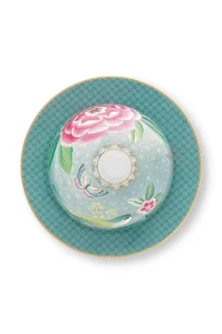 Pip Studio Botervloten<Blushing Birds Botervloot Rond Blue Blauw