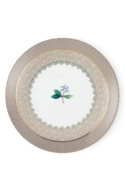 Pip Studio Kop/Schotel<Blushing Birds Cappuccino Kop & Schotel Khaki