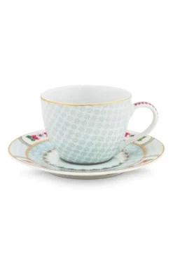 Pip Studio Kop/Schotel<Blushing Birds Espresso Kop & Schotel Wit
