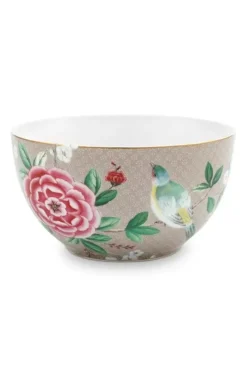 Pip Studio Kommen<Blushing Birds Kom 15 Cm Khaki