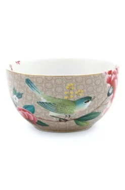 Pip Studio Kommen<Blushing Birds Kom 12 Cm Khaki