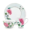 Pip Studio Sets Porseleinen Sets<Blushing Birds Ontbijt Set/3 Wit