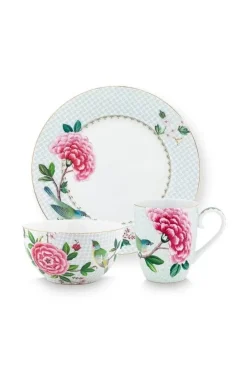 Pip Studio Sets Porseleinen Sets<Blushing Birds Ontbijt Set/3 Wit