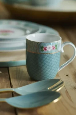 Pip Studio Koffiemokken<Blushing Birds Set/2 Mokken Klein Blauw