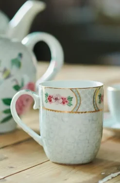 Pip Studio Koffiemokken<Blushing Birds Set/2 Mokken Klein Wit