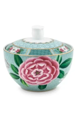 Pip Studio Suikerpotten<Blushing Birds Suikerpot Blauw