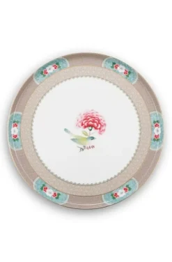 Pip Studio Taartplateaus<Blushing Birds Taartplateau Groot Khaki