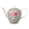 Pip Studio Theepotten<Blushing Birds Theepot Groot Khaki