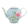 Pip Studio Theepotten<Blushing Birds Theepot Groot Blauw