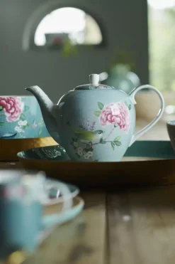 Pip Studio Theepotten<Blushing Birds Theepot Groot Blauw