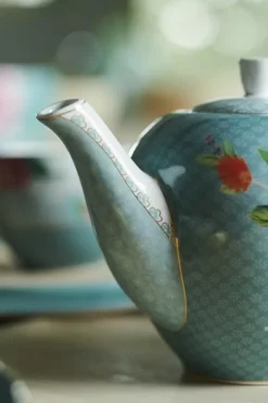 Pip Studio Theepotten<Blushing Birds Theepot Klein Blauw