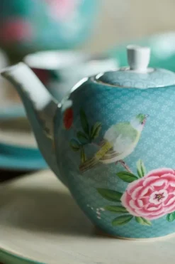 Pip Studio Theepotten<Blushing Birds Theepot Klein Blauw
