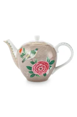 Pip Studio Theepotten<Blushing Birds Theepot Klein Khaki