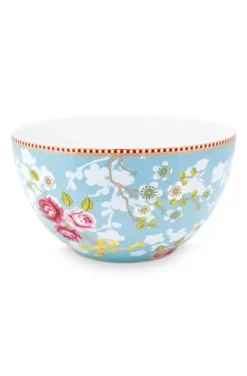Pip Studio Kommen<Early Bird Kom Chinese Rose 18 Cm Blauw