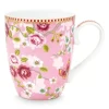 Pip Studio Theemokken<Early Bird Mok Groot Chinese Rose Roze