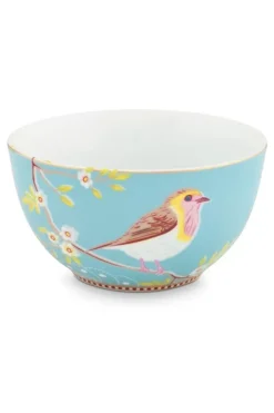 Pip Studio Kommen<Floral Kom Early Bird 15 Cm Blauw