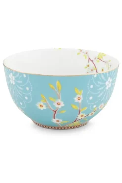 Pip Studio Kommen<Floral Kom Early Bird 15 Cm Blauw