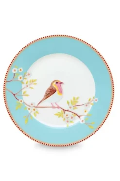 Pip Studio Ontbijtborden<Floral Ontbijtbord Early Bird 21 Cm Blauw