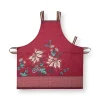 Pip Studio Keukenschorten<Flower Festival Apron Dark Pink Roze