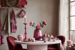 Pip Studio Keukenschorten<Flower Festival Apron Dark Pink Roze