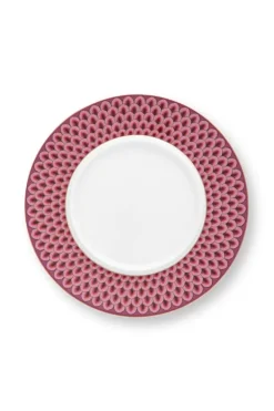 Pip Studio Botervloten<Flower Festival Botervloot Rond Deco Donker Roze