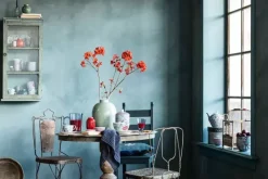 Pip Studio Kop/Schotel<Flower Festival Cappuccino Kop & Schotel Lichtblauw