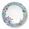 Pip Studio Diepe Borden<Flower Festival Diep Bord Licht 21.5 Cm Blauw