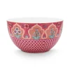 Pip Studio Kommen<Flower Festival Kom Donker 18 Cm Roze