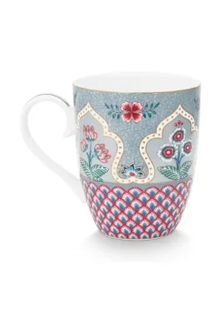 Pip Studio Theemokken<Flower Festival Mok Groot Deco Licht Blauw