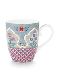 Pip Studio Theemokken<Flower Festival Mok Groot Deco Licht Blauw