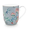 Pip Studio Koffiemokken<Flower Festival Mok Klein Licht Blauw