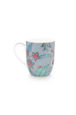 Pip Studio Koffiemokken<Flower Festival Mok Klein Licht Blauw