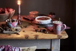 Pip Studio Theemokken<Flower Festival Mok Xl Deco Donker Roze