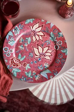 Pip Studio Onderborden<Flower Festival Onderbord Donker 32 Cm Roze
