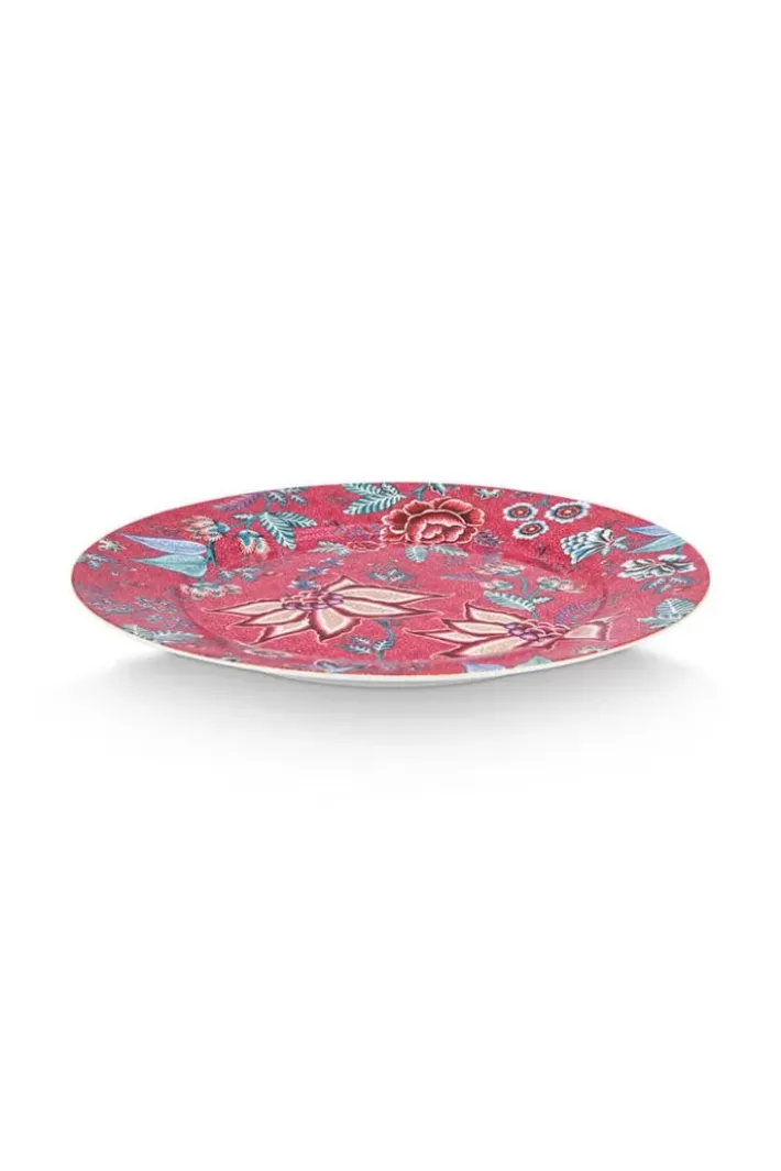Pip Studio Onderborden<Flower Festival Onderbord Donker 32 Cm Roze