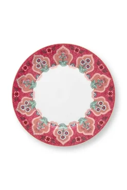 Pip Studio Ontbijtborden<Flower Festival Ontbijtbord Donker 21 Cm Roze