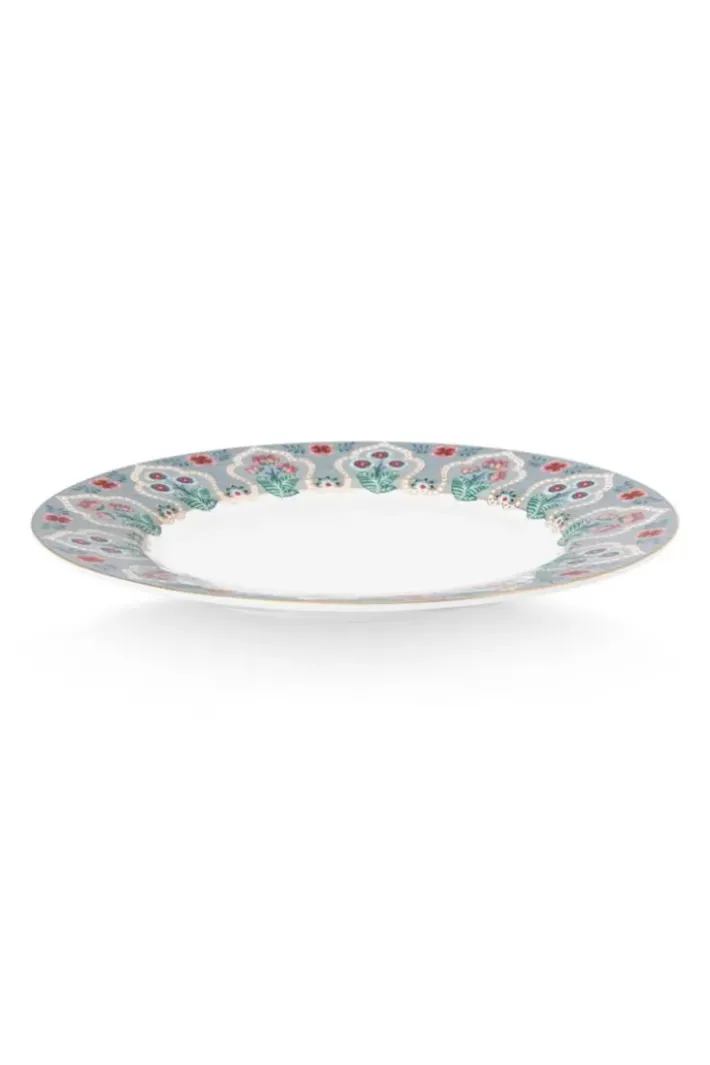 Pip Studio Ontbijtborden<Flower Festival Ontbijtbord Licht 21 Cm Blauw