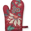 Pip Studio Ovenwanten<Flower Festival Oven Glove Dark Pink Roze