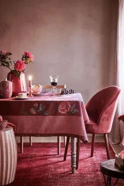 Pip Studio Taartplateaus<Flower Festival Rechthoekig Taartplateau Donker Roze