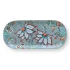 Pip Studio Taartplateaus<Flower Festival Rechthoekig Taartplateau Licht Blauw