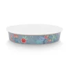 Pip Studio Ovenschalen<Flower Festival Serveerschaal Rond Licht Blauw