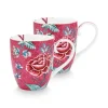 Pip Studio Sets Porseleinen Sets<Flower Festival Set/2 Mokken Xl Donker Roze